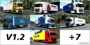 ETS2 Mod: JAD AI Truck Traffic Pack V1.2 (Image #2)