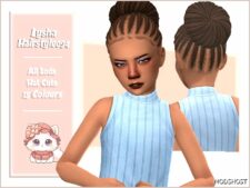 Sims 4 Female Mod: Lysha Hairstyle (Children) (Featured)