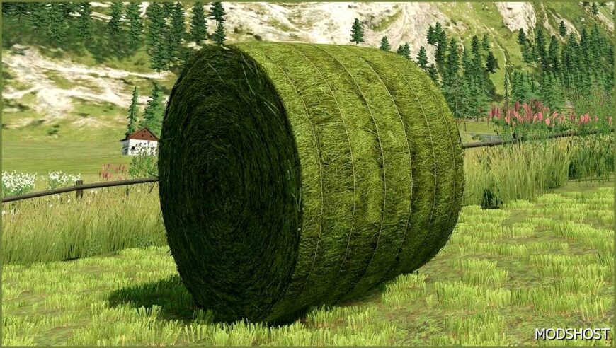 FS22 Textures Mod: 150CM String Bales (Featured)