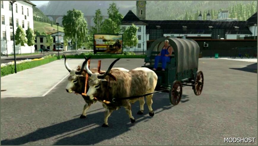 FS22 Mod: Draft Horse and OX Pack V1.1 (Featured)