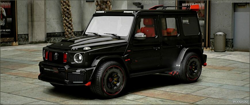 GTA 5 Mercedes-Benz Vehicle Mod: Mercedes Benz Brabus G900 Rocket Edition (Featured)