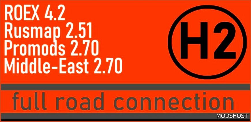 ETS2 Map Mod: Hybrid Road Connection V4.0 (Featured)