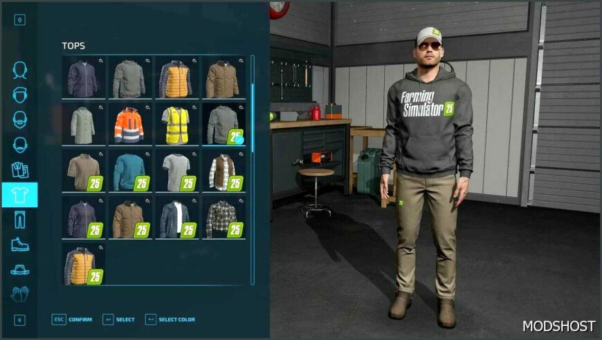 FS22 Mod: Farming Simulator 25 Clothing (Featured)