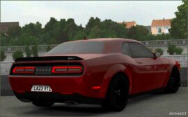 ETS2 Dodge Car Mod: Challenger SRT Hellcat Widebody 2018 V1.9 1.50 (Image #2)