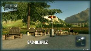 FS22 Placeable Mod: GAS Patio Heater (Featured)