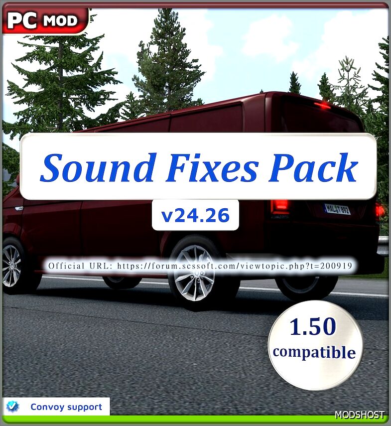 ETS2 Mod: Sound Fixes Pack v24.26 1.50 (Featured)