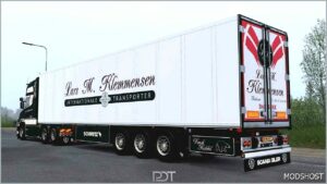 ETS2 Scania Truck Mod: T580 + Trailer Klemmensen V3.0 1.50 (Image #2)