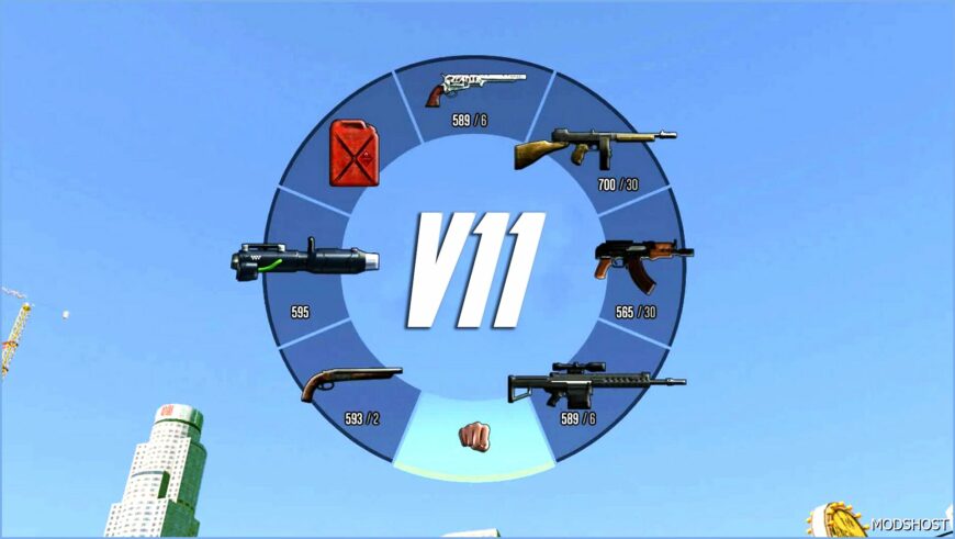 GTA 5 Mod: Colored 3D Weapon + Radio Icons V12.0 (Featured)