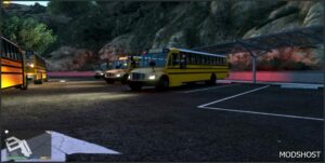GTA 5 Vehicle Mod: Thomas Built Freightliner C2 School Bus Addon ELS Support (Image #2)