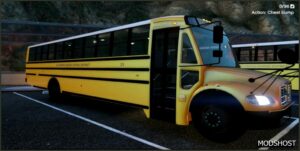 GTA 5 Vehicle Mod: Thomas Built Freightliner C2 School Bus Addon ELS Support (Image #3)