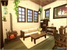 Sims 4 House Mod: Amethyst Falls Cottage (NO CC) (Image #8)