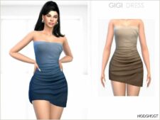 Sims 4 Female Clothes Mod: Gigi Dress (Featured)