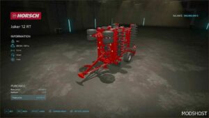 FS22 Horsch Cultivator Mod: Joker 12 RT (Image #2)