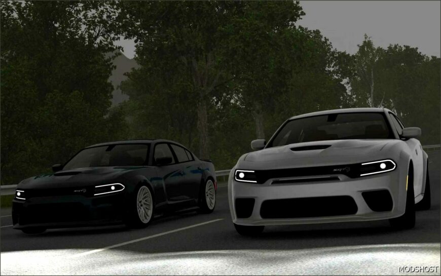 ETS2 Dodge Car Mod: Charger SRT Hellcat Redeye Widebody 2021 1.50 (Featured)