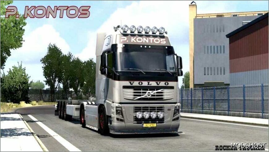 ETS2 Volvo Mod: Kontos Skin for Volvo FH Classic 1.50 (Featured)