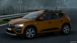 ETS2 Dacia Car Mod: Sandero Stepway 2021 V1.4 (Image #2)