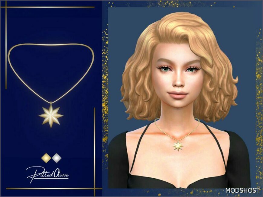 Sims 4 Female Accessory Mod: Bianca Necklace (Featured)