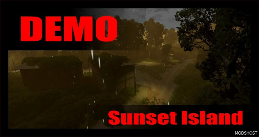 BeamNG Map Mod: Sunset Island R1 V2.1 0.32 (Featured)