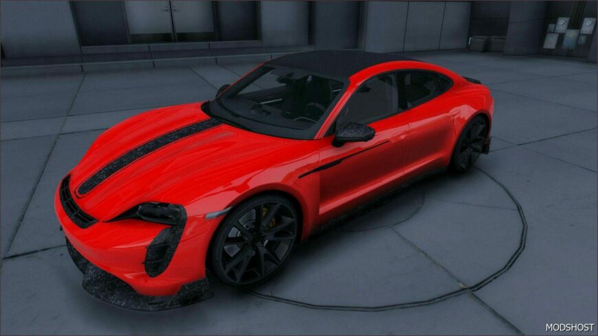 GTA 5 Porsche Vehicle Mod: Taycan Mansory (Featured)