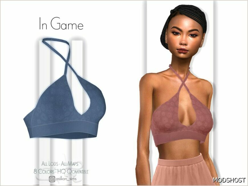 Sims 4 Elder Clothes Mod: IVY Bikini – ACN 456 (Featured)