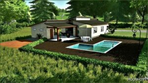 FS22 Placeable Mod: House with Pool (Image #4)