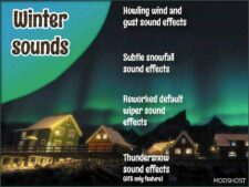 ETS2 Winter Mod: Sounds V8 1.50 (Featured)