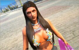 GTA 5 Player Mod: Baddie Chain for MP Female (Featured)