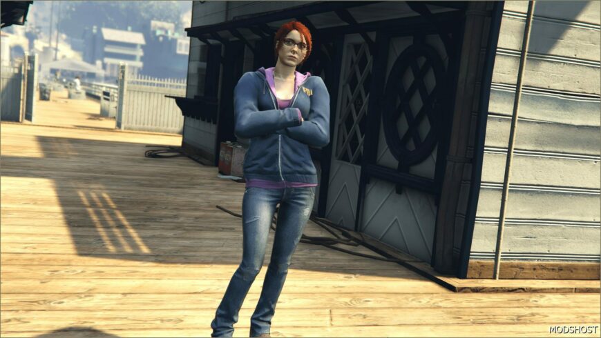 GTA 5 Player Mod: Kinzie Kensington (Saints ROW 3 Remastered) Add-On PED | Replace (Featured)