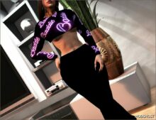 GTA 5 Player Mod: Baddietop for MP Female (Featured)
