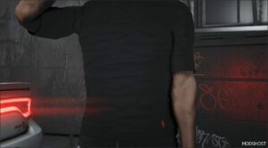 GTA 5 Player Mod: Slim FIT Polo TEE for MP Male (Image #5)