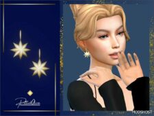 Sims 4 Female Accessory Mod: Bianca Earrings (Featured)