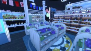Sims 4 House Mod: Simsbury's Supermarket (No CC) (Image #2)