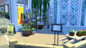 Sims 4 House Mod: Simsbury's Supermarket (No CC) (Image #5)