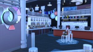 Sims 4 House Mod: Simsbury's Supermarket (No CC) (Image #6)