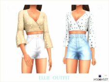 Sims 4 Teen Clothes Mod: Ellie Outfit (Featured)