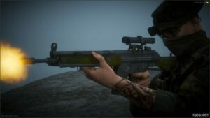 GTA 5 Weapon Mod: Heckler & Koch G3A3 (LMG) (Image #4)