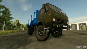 FS22 Kamaz Mod: 43118 Truck + Trailer V1.0.1.3 (Image #4)