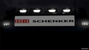 ETS2 Volvo Part Mod: Lightbox DB Schenker Volvo FH 2022 Sanax 10/07/2024 1.50 (Image #17)