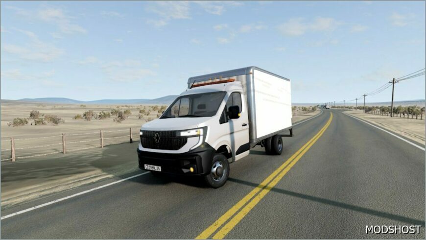 BeamNG Renault Truck Mod: E-Tech 0.32 (Featured)