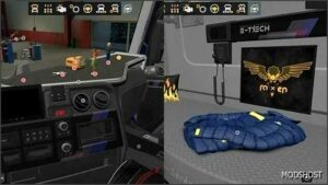 ETS2 Renault Interior Mod: E Techt Dlcs Accessory Addons 1.50 (Featured)