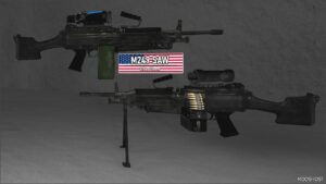 GTA 5 Weapon Mod: M249 SAW (Image #6)