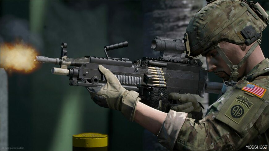 GTA 5 Weapon Mod: M249 Paratrooper (Featured)