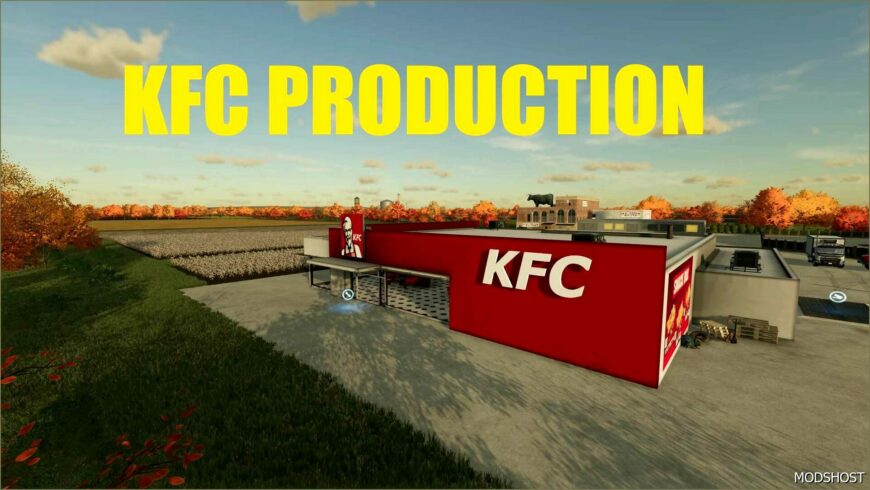 FS22 Placeable Mod: KFC Production V1.0.0.1 (Featured)