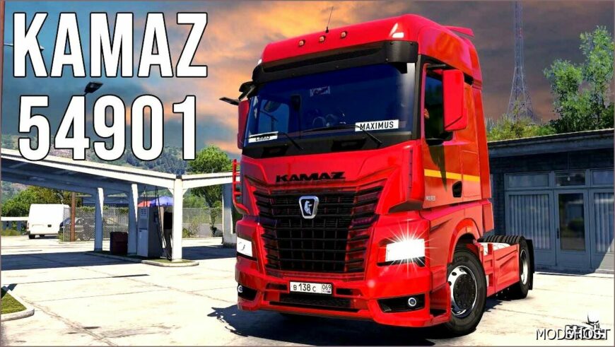 ETS2 Kamaz Truck Mod: 54901 K5 V2.2 1.50 (Featured)