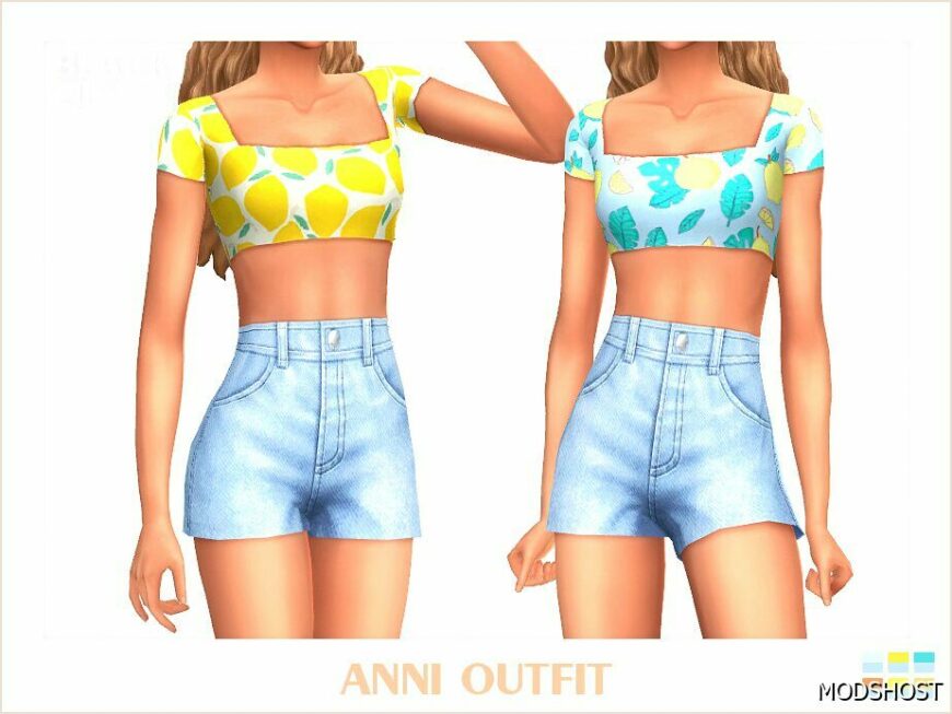 Sims 4 Teen Clothes Mod: Anni Outfit (Featured)