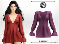 Sims 4 Female Clothes Mod: Victoria Dress (Image #2)