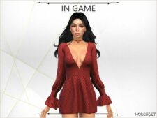 Sims 4 Female Clothes Mod: Victoria Dress (Featured)