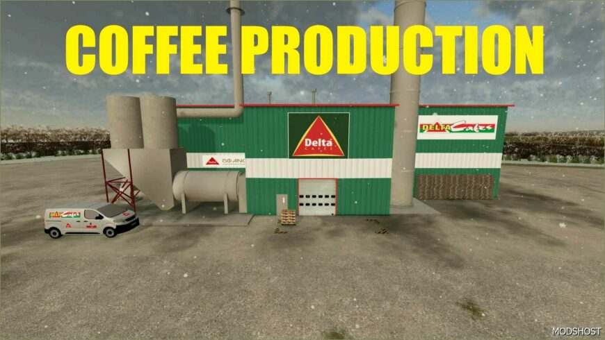 FS22 Placeable Mod: Coffee Production V1.0.0.2 (Featured)