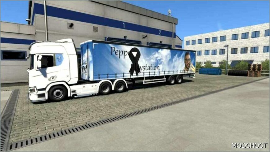 ETS2 Mod: Skin X Peppe (SCS BOX Trailer) 1.50 (Featured)