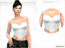 Sims 4 Everyday Clothes Mod: Seanna TOP (Featured)